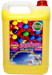 Sapun lichid maini Bubble Gum cu glicerina PH - control 5L Cloret 