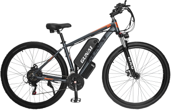 GUNAI Bicicleta electrica pentru adulti 29& 48V 15Ah Bicicleta electrica profesionala 21 trepte Afisaj LCD 