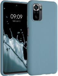 Husa pentru Xiaomi Redmi Note 10 / Redmi Note 10S Silicon Verde 54541.207 kwmobile 