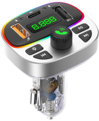 Modulator auto QC666 Handsfree USB FM Bluetooth 20W 
