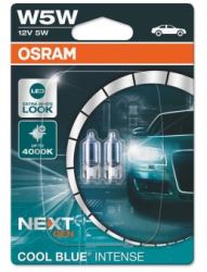 Set 2 becuri auto Osram W5W COOL BLUE INTENSE Next Gen 2-buc 