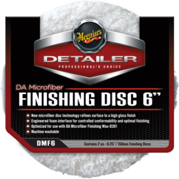 Set 2 buc burete polish cu microfibra Meguiars finisare 6 Microfiber Finishing Disc 