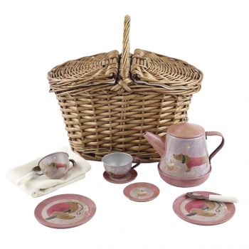 Set de joaca ceai muzical in cos picnic Catelusii muzicali Egmont Toys 