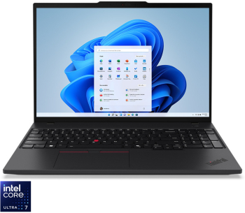 Laptop Lenovo ThinkPad T16 Gen 3 WUXGA IPS Intel Core Ultra 7 155U 32GB DDR5 1TB SSD Intel Graphics Win 11 Pro Black 