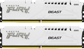 Memorie Kingston FURY Beast White 32GB DDR5 6800MHz CL34 Dual Channel Kit 