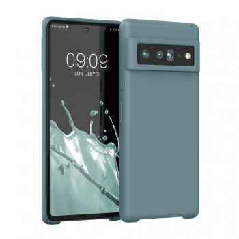 Husa pentru Google Pixel 6 Pro Silicon Verde 55863.207 kwmobile 