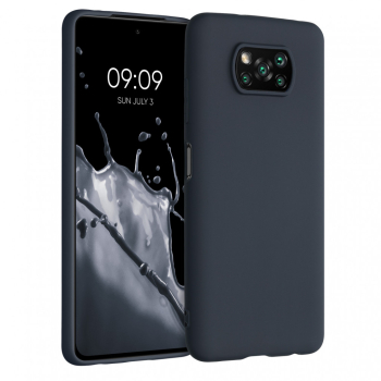 Husa pentru Xiaomi Poco X3 NFC / Poco X3 Pro Silicon Albastru 53482.186 kwmobile 