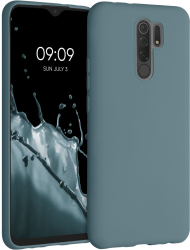Husa pentru Xiaomi Redmi 9 Silicon Verde 52766.207 kwmobile 