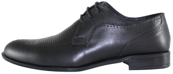Pantofi eleganti barbati piele naturala - Pieton negru - Marimea 41 