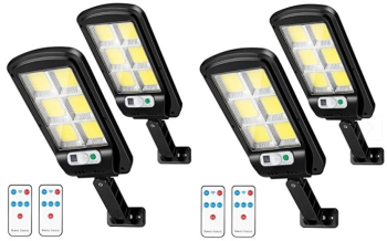 Set 4 Lampi solare tip stradal 30W 