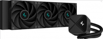 Cooler procesor Deepcool LS720S Zero Dark Black Racire cu lichid AIO 360mm Intel AMD Negru