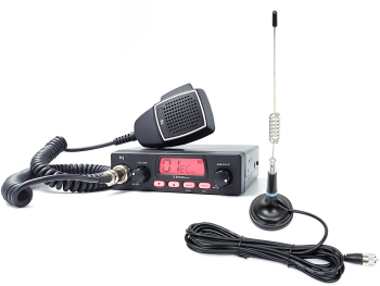 Kit Statie radio CB TTi TCB-550 EVO + Antena CB PNI ML29 lungime 34 cm 