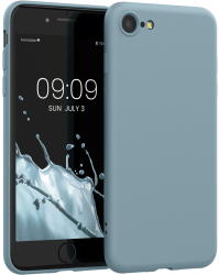 Husa pentru Apple iPhone 8 / iPhone 7 / iPhone SE 2 Silicon Albastru 49979.206 kwmobile 