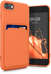 Husa pentru Apple iPhone 8 / iPhone 7 / iPhone SE 2 Silicon Portocaliu 55117.29 kwmobile 