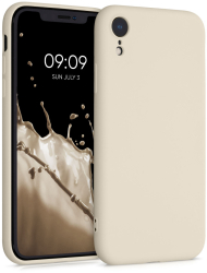 Husa pentru Apple iPhone XR Silicon Crem 49983.204 kwmobile 