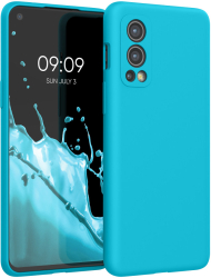 Husa pentru OnePlus Nord 2 5G Silicon Albastru 56070.205 kwmobile 