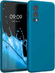 Husa pentru OnePlus Nord 2 5G Silicon Albastru 56070.224 kwmobile 