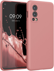Husa pentru OnePlus Nord 2 5G Silicon Roz 56070.193 kwmobile 