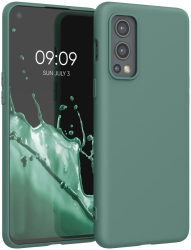 Husa pentru OnePlus Nord 2 5G Silicon Verde 56036.166 kwmobile 