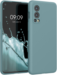 Husa pentru OnePlus Nord 2 5G Silicon Verde 56070.206 kwmobile 