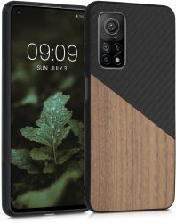 Husa pentru Xiaomi Mi 10T / Mi 10T Pro Lemn Maro 56623.01 kwmobile 