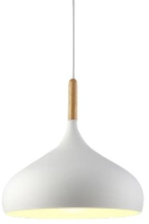 Lustra bucatarie LuminiLux Alb 30 cm Metal E27 