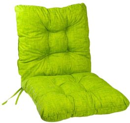 Perna Scaun cu Spatar pentru Spatii Exterioare Verde 100x50cm 
