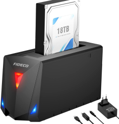Statie de andocare USB 3.0 pentru hard disk 2.5 sau 3.5 inch SATA I/II/III HDD SSD carcasa pentru hard disk cu functie de clonare offline 