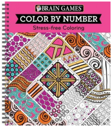 Color by Number Pink - Ltd Publications International Edi 