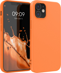 Husa pentru Apple iPhone 12 / iPhone 12 Pro Silicon Portocaliu 53938.150 kwmobile 