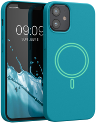 Husa pentru Apple iPhone 12 Mini Silicon Albastru 56555.57 kwmobile 