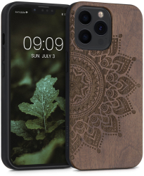 Husa pentru Apple iPhone 13 Pro Lemn Maro 55967.06 kwmobile 