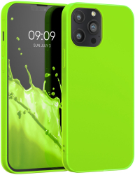 Husa pentru Apple iPhone 13 Pro Max Silicon Verde 55970.75 kwmobile 