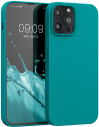 Husa pentru Apple iPhone 13 Pro Max Silicon Verde 55971.113 kwmobile 
