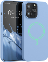 Husa pentru Apple iPhone 13 Pro Silicon Albastru 56560.58 kwmobile 