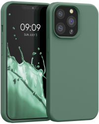 Husa pentru Apple iPhone 13 Pro Silicon Verde 55880.166 kwmobile 