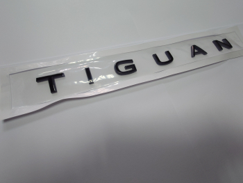 Sticker emblema 3D auto scris Tiguan negru