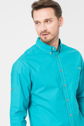 CAMASA CASUAL BARBATI TURQOISE XL 