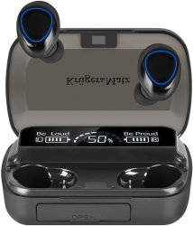 Casti wireless Kruger Matz Bluetooth 5.3 Touch Control Negru 