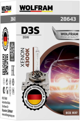 Bec xenon D3S 4300K UV Wolfram