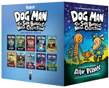 Boxed - Dog Man The Supa Buddies Mega Collection From the Creator of Captain Underpants Dog Man 1- 