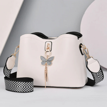 Dollcini Geanta de dama Geanta eleganta de dama Geanta din piele PU Casual Geanta Alb 