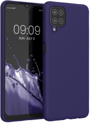 Husa pentru Samsung Galaxy A12 Silicon Albastru 54048.182 kwmobile 
