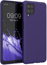 Husa pentru Samsung Galaxy A12 Silicon Albastru 54048.226 kwmobile 