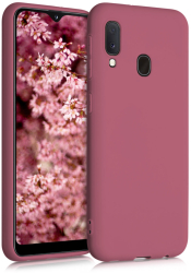 Husa pentru Samsung Galaxy A20e Silicon Roz 48738.167 kwmobile 