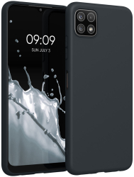 Husa pentru Samsung Galaxy A22 5G Silicon Negru 55245.186 kwmobile 