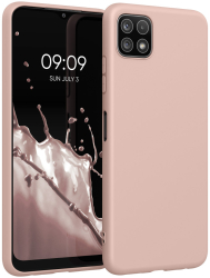 Husa pentru Samsung Galaxy A22 5G Silicon Roz 55245.225 kwmobile 