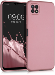 Husa pentru Samsung Galaxy A22 5G Silicon Roz 55247.31 kwmobile 