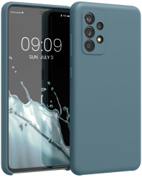 Husa pentru Samsung Galaxy A52 / Galaxy A52 5G / Galaxy A52s 5G Silicon Verde 54347.206 kwmobile 