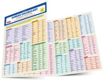 Korean Vocabulary Language Study Card Key Vocabulary for Topik Test Online Audio Files - Woojoo Kim 